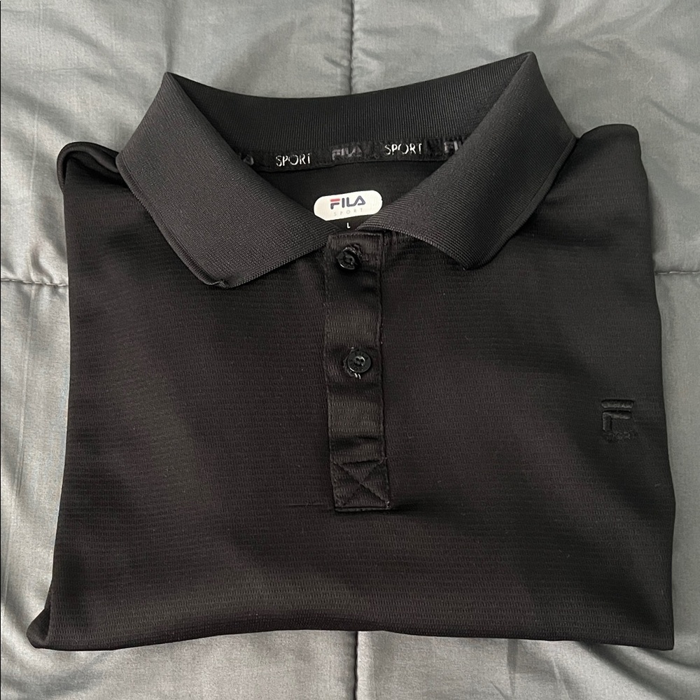 Fila Sport Polo Black Size Large